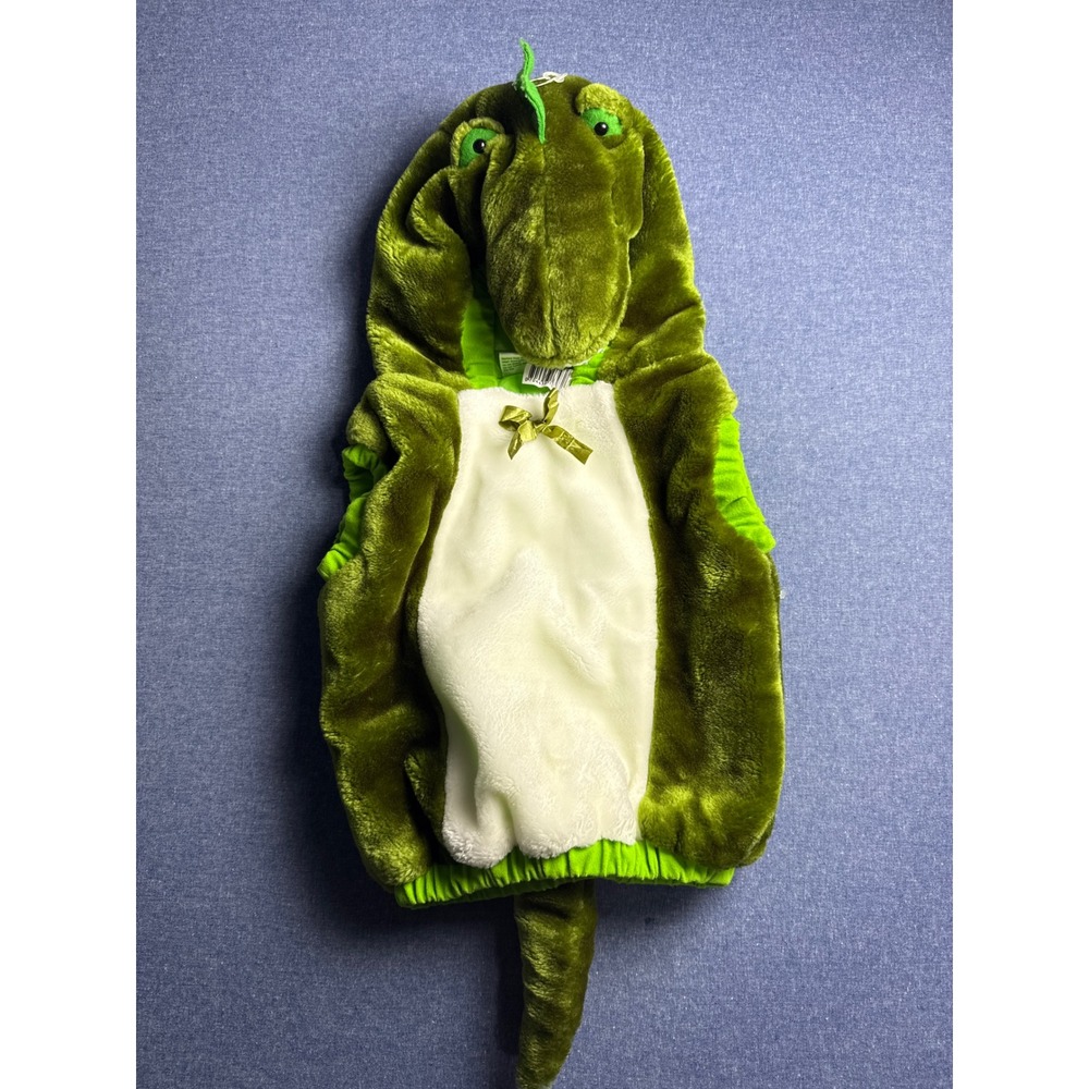 Celebration Halloween Toddler Alligator Costume Green Plush 12-24 Months 1999